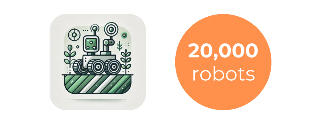 Transforming Agriculture: The Rise of 20,000 Agricultural Robots in 2023