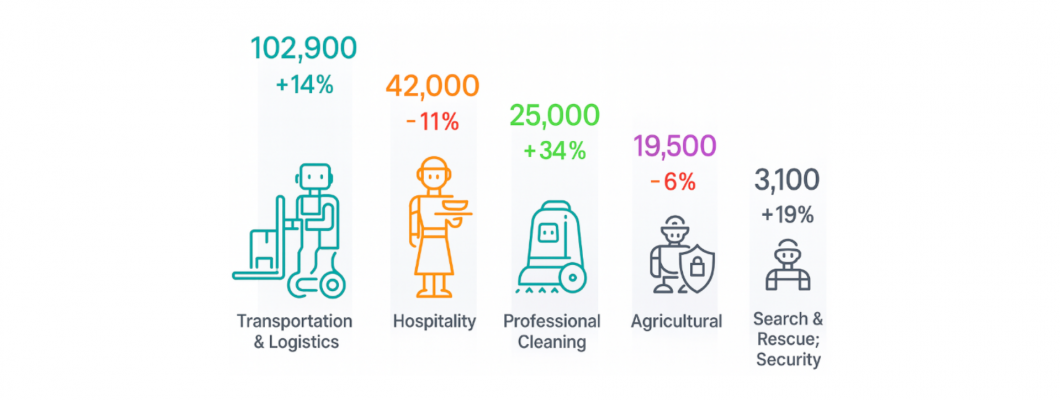 Professional Service Robots in 2024: A Technical Review