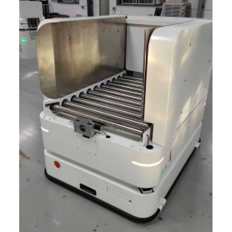 Lidar Slam Autonomous Mobile Roller Conveyor Robot 100kg Payload for Material Handling - WR100SL WELLWIT Lidar Slam Autonomous Mobile Roller Conveyor Robot 100kg Payload for Material Handling WR100SL - Image 2