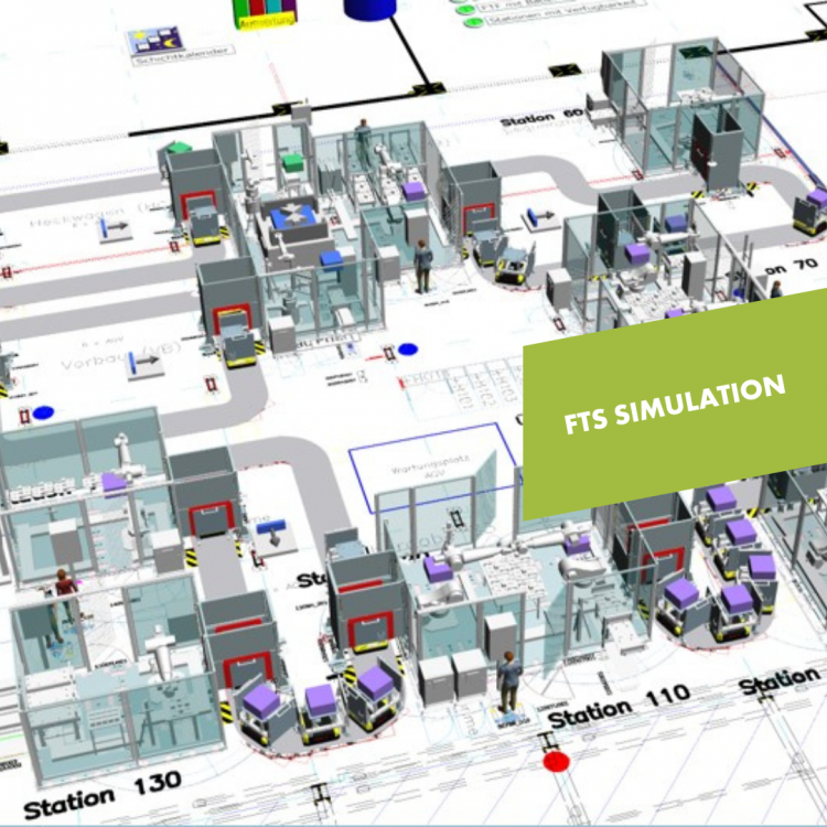 AGV Simulation for Manufactures