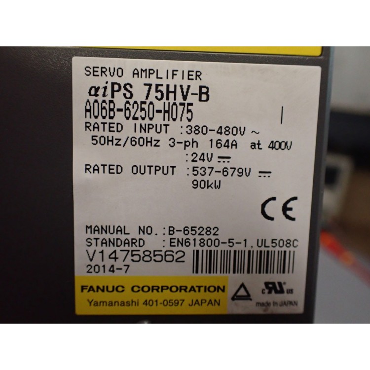 Fanuc Robot Power Module, ALPHA I, A06B-6250-H075