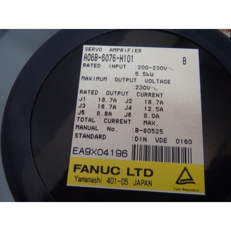 Fanuc Robot Servo Amplifier, A06B-6076-H101