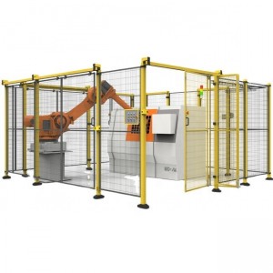 Safety Fence, Safety Gate for robot, warehouse and workshop