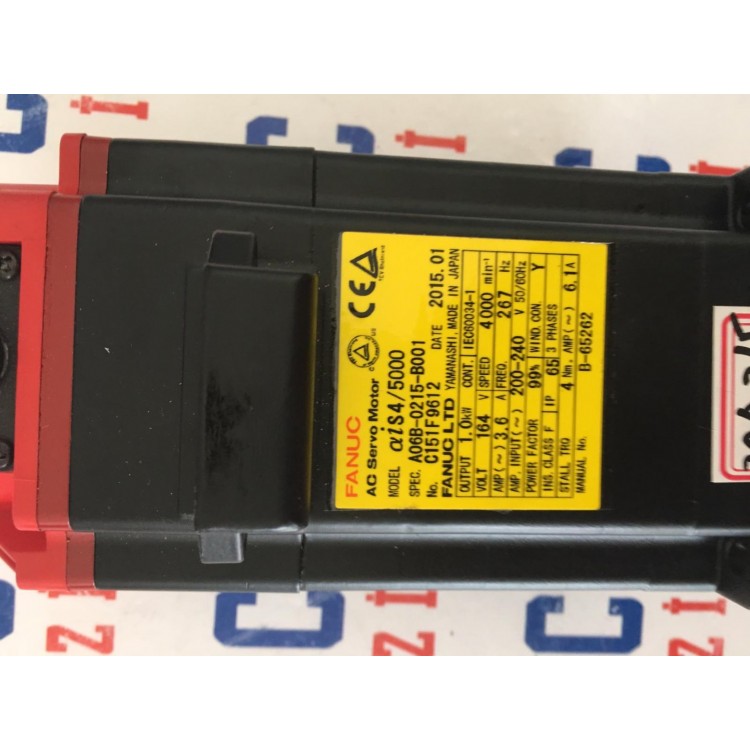 Fanuc Servo Motor, A06B-0215-B001, A06B0215B001