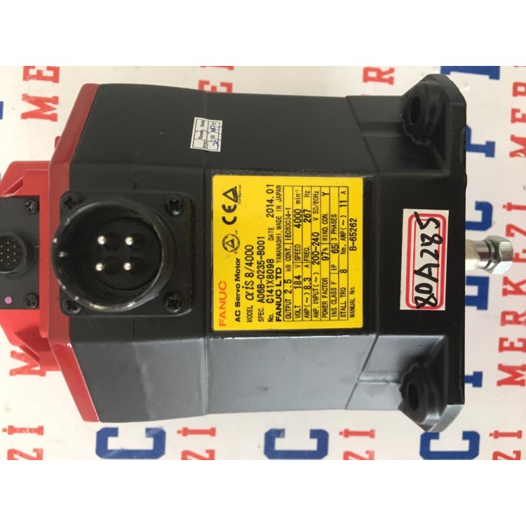 Fanuc Servo Motor, A06B-0235-B001, A06B0235B001
