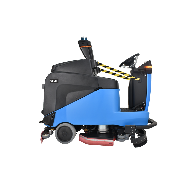 Seal, AI Ride-On Floor Scrubber Robot