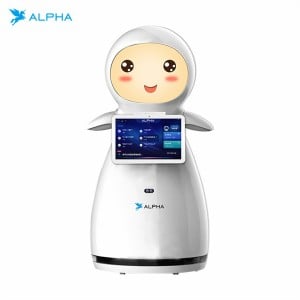 Alpha Snow Service Robot for School Welcome & Reception 